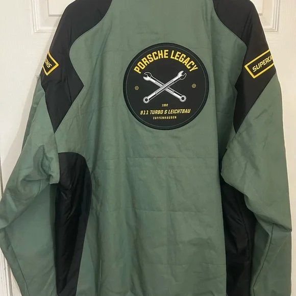 New men’s puma jacket 2XL Green $180 - Picture 7 of 7